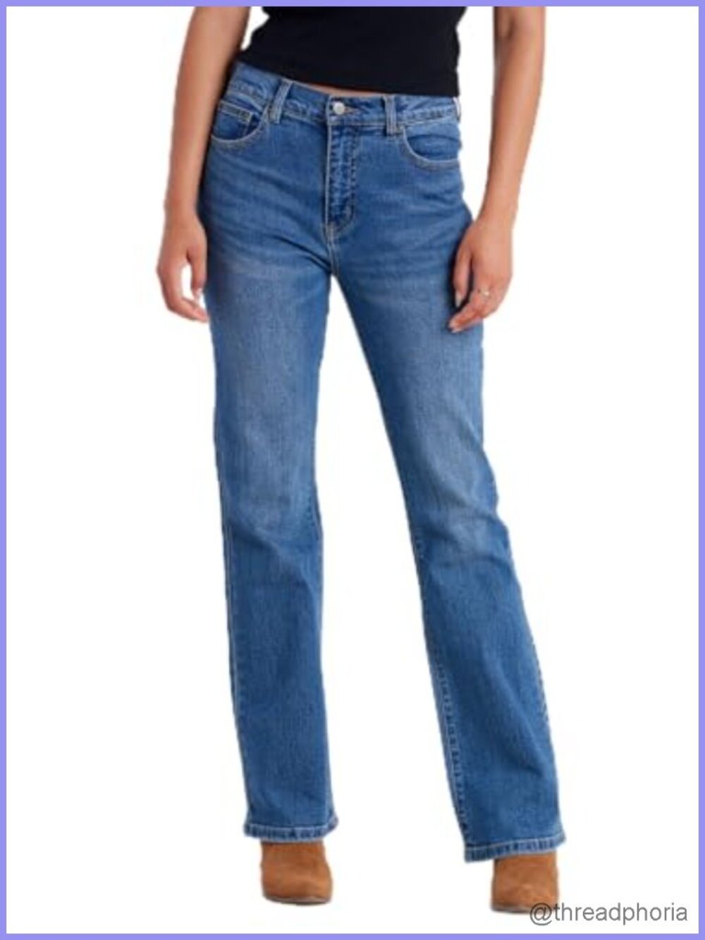 UNIONBAY Layla Highrise Slim Boot Jean Cotton Spandex Stretch